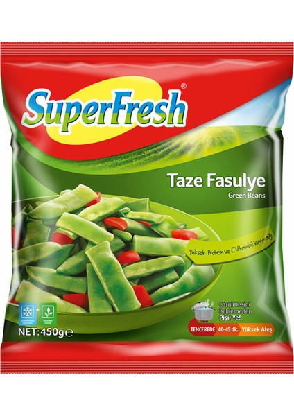 Süperfresh Taze Fasülye 450 Gr
