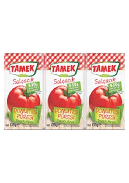 Domates Püresi ( Salçacık ) 3x135 g modelleri