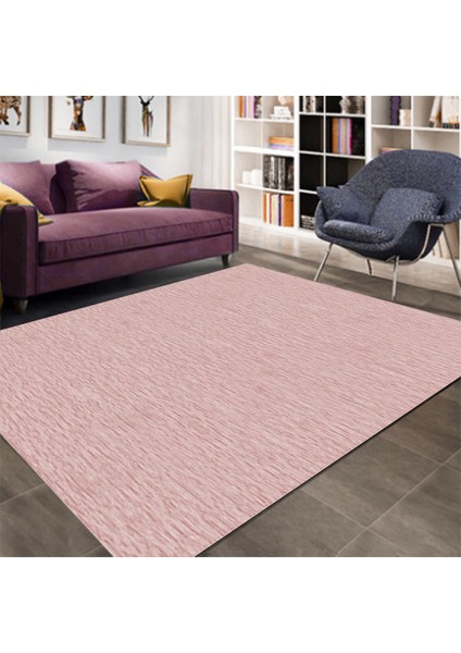 Kaymaz Taban Yıkanabilir Pudra Dalgalı Desenli Dijital Baskılı Halı RSP129