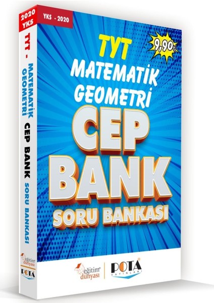 & Pota Yayınları - Cep Bank TYT Matematik - Geometri Soru Bankası