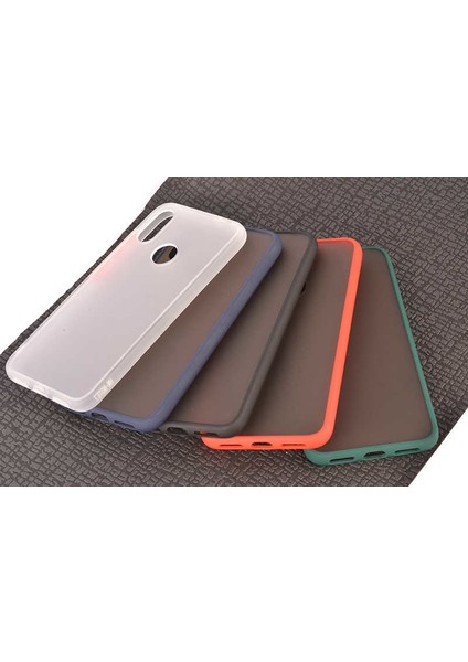 Case 4U Xiaomi Redmi Note 7 Kılıf Mat Yüzey Defence Silikon Fri Arka Kapak Siyah