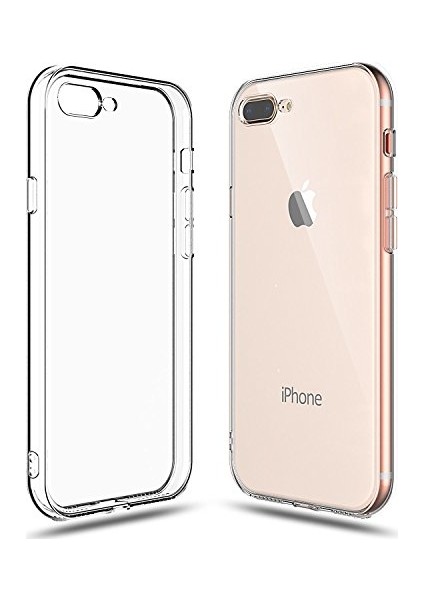 Apple iPhone 7 Plus-8 Plus Kılıf Ultra İnce Silikon Şeffaf