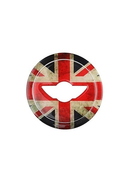 Mini Cooper Countryman 3D Araba Direksiyon Amblem Yapışkanı Ingiliz Retro