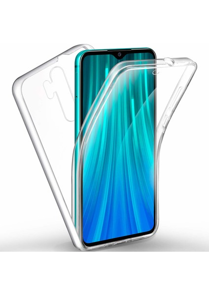 Xiaomi Redmi Note 8 Pro 360 Ön Silikon Arka Sert Mika Tam Korumalı Kılıf