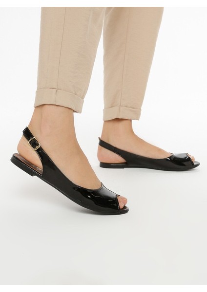 Siyah Kadın Sandalet B726104508