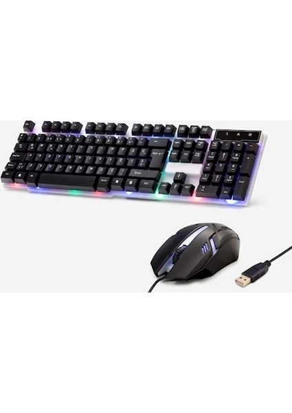 C56 Gamer Combo Rgb Klavye Mouse Set