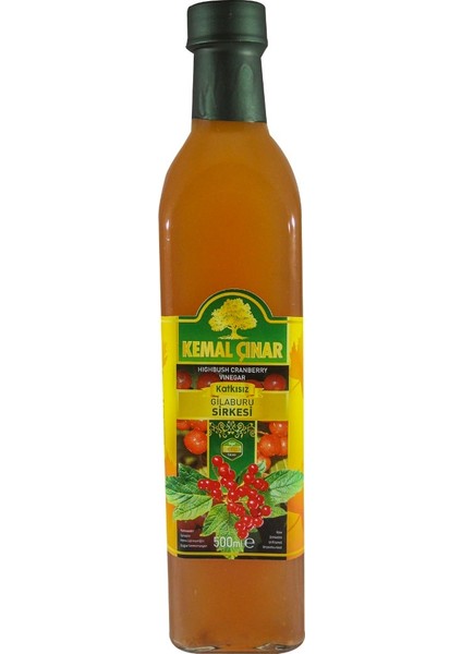 Katkısız Doğal Gilaburu Sirkesi 500 ml