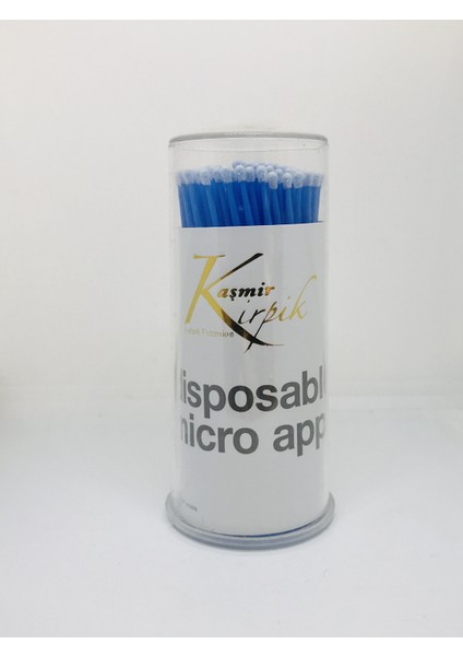 Kaşmir Kirpik Ipek Kirpik, Kalıcı Makyaj Için Microbrush Kirpik Fırçası 100 Adet , Kargo Ücretsiz!