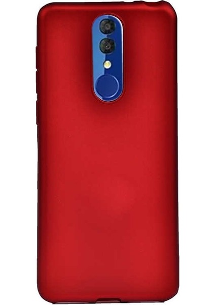 Alcatel 3 2019 Kılıf Premier Silikon Esnek Koruma Kırmızı