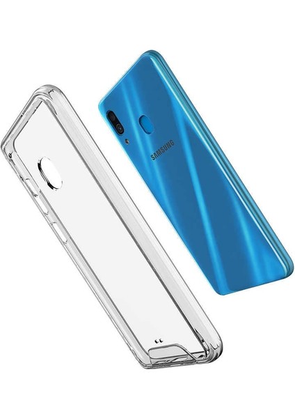 Samsung Galaxy M10s Kılıf Gard Nitro Sert Silikon Şeffaf