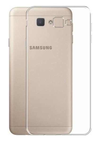 Samsung Galaxy J7 Prime Kılıf Darbe Emici Süper Silikon Kılıf Şeffaf