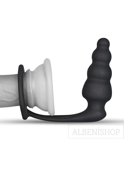 Combo Master Penis  Halkalı Anal Penetratör Plug