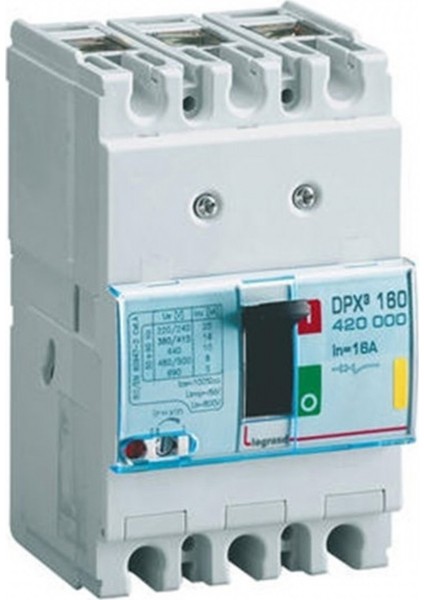 Dpx³ 160 Serisi Kompakt Şalter 3 Kutup Icu:16Ka Standart Tip 16A 400V Ac