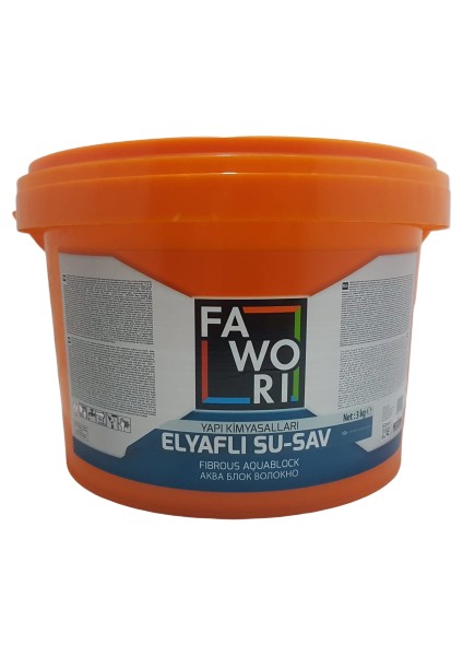 Elyaflı Su-Sav Su Yalıtım Beyaz
