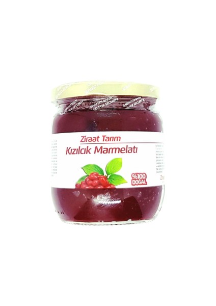 Ziraat Tarım Şeker İlavesiz Kızılcık Marmelatı 450 Gr