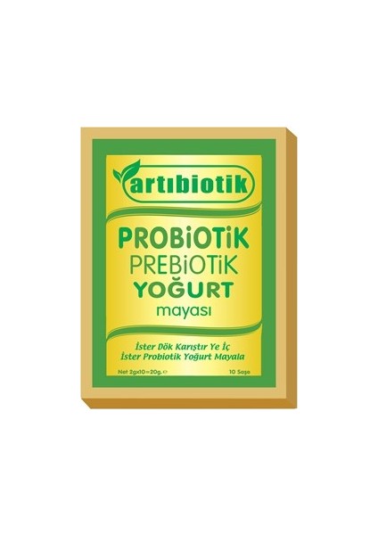 Doğadan Bizim Artıbiotik Probiotik Prebiotik Yoğurt Mayası