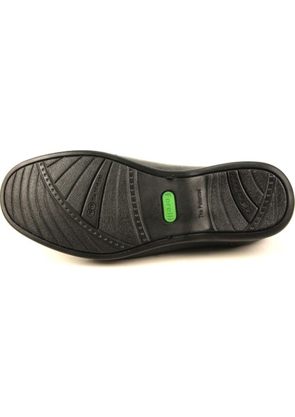 10602 Erkek Siyah Deri Comfort Ayakkabı fırsatları