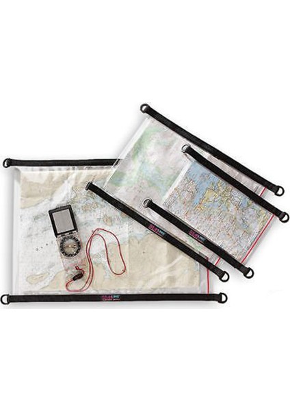Seallıne Map Case Small Su Geçirmez Harita Kılıfı Clear