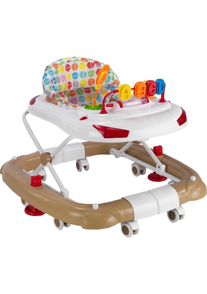 219 Desenli Salla Yürüteç Bej