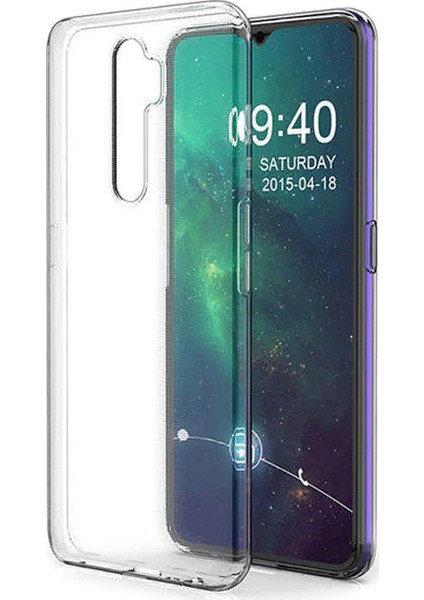 Oppo A9 2020 - A5 2020 Ultra İnce 0.2 mm Soft Silikon Kılıf - Şeffaf