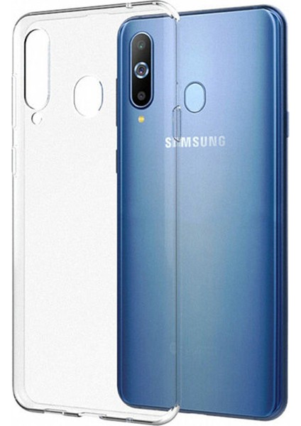 Samsung Galaxy A40s Ultra İnce 0.2 mm Soft Silikon Kılıf - Şeffaf