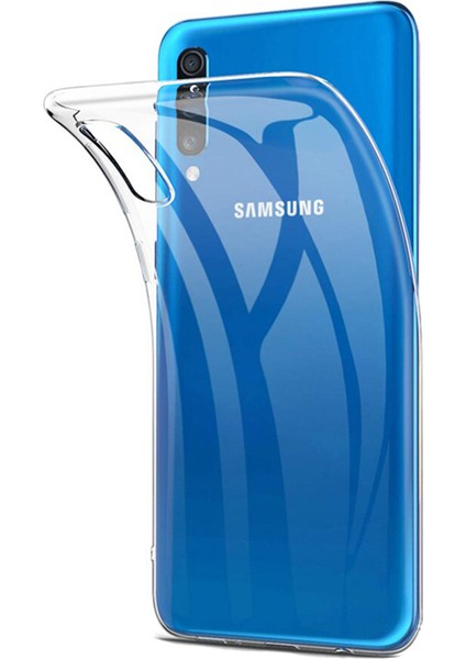 Samsung Galaxy A50s Ultra İnce 0.2 mm Soft Silikon Kılıf - Şeffaf