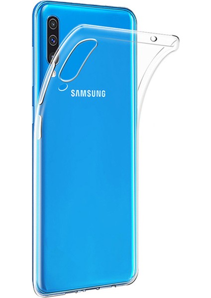 Samsung Galaxy A70s Ultra İnce 0.2 mm Soft Silikon Kılıf - Şeffaf