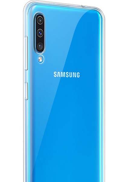 Samsung Galaxy A70s Ultra İnce 0.2 mm Soft Silikon Kılıf - Şeffaf