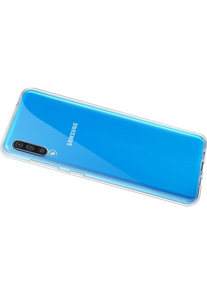 Samsung Galaxy A70s Ultra İnce 0.2 mm Soft Silikon Kılıf - Şeffaf