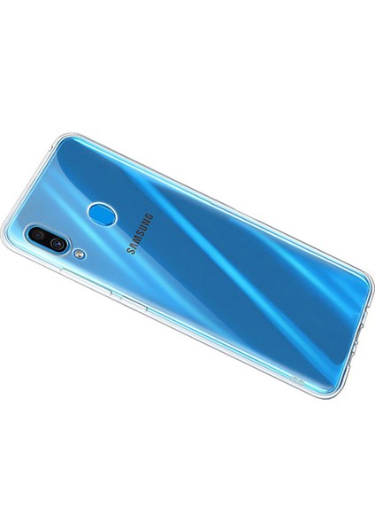 Samsung Galaxy M10s Ultra İnce 0.2 mm Soft Silikon Kılıf - Şeffaf