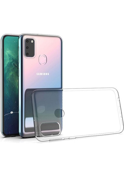 Samsung Galaxy M30s Ultra İnce 0.2 mm Soft Silikon Kılıf - Şeffaf