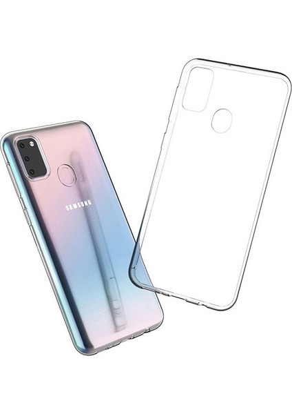 Samsung Galaxy M30s Ultra İnce 0.2 mm Soft Silikon Kılıf - Şeffaf