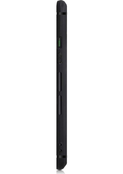 Xiaomi Black Shark 2 Pro Elektrocase Serisi Kamera Korumalı Silikon Kılıf - Siyah