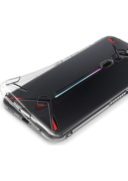 ZTE Nubia Red Magic 3 - 3S Ultra İnce 0.2 mm Soft Silikon Kılıf - Şeffaf