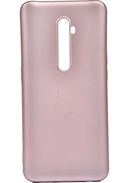 Oppo Reno 2Z Kılıf Mat Premium Silikon Kılıf + Nano Ekran Koruyucu Rose