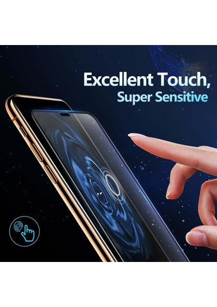 Apple İphone 11 Pro (5.8'') Tam Kaplayan Temperli Cam Ekran Koruyucu Siyah