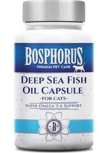 Kediler İçin Derin Deniz Balık Yağı 50 Tablet