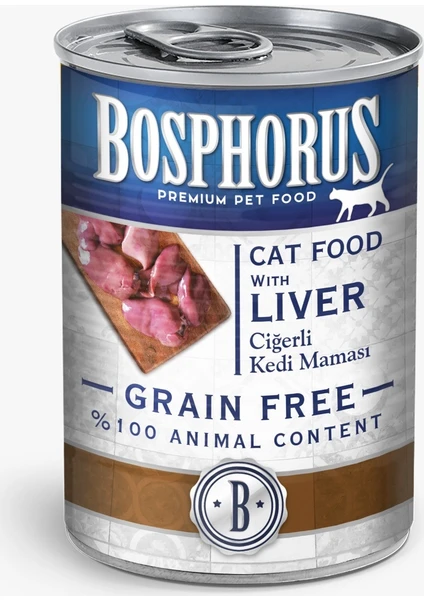 Bosphorus Ciğerli Kedi Konservesi 415 gr