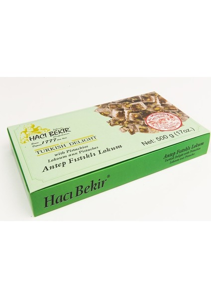 Antep Fıstıklı Lokum 500 gr