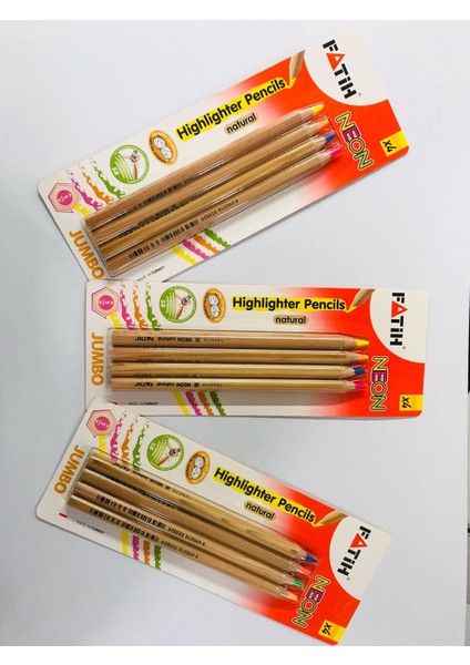 Neon Jumbo Kuru Boya 4 Renk modelleri