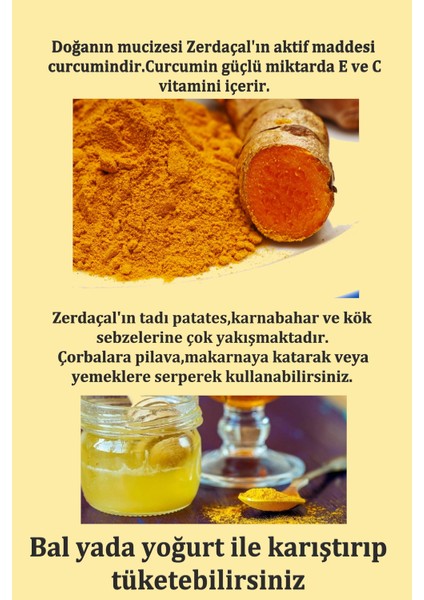 Zerdeçal Toz 250 gr Öğütülmüş