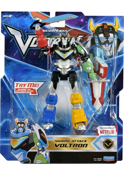 Voltron Kılıç ve Kalkanlı Aksiyon Figür