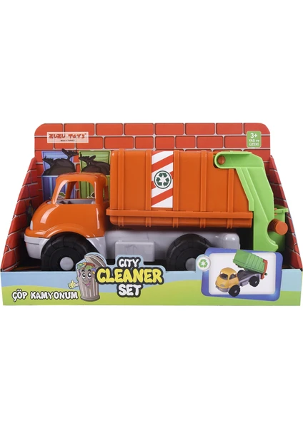 Zuzu Toys Çöp Kamyonu Turuncu