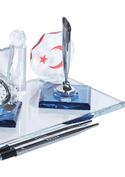 Masaüstü Türk Bayrağı Kristal Isimlik fiyatları