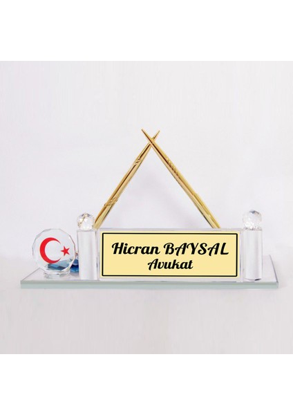 Vip Kristal Masa Isimlik Türk Bayrağı fırsatları