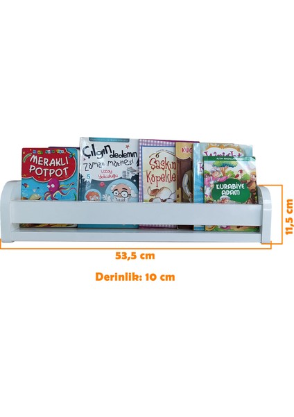 Duru Serisi Tekli Montessori KitaplıkÇocuk Odası Kitaplığı modelleri