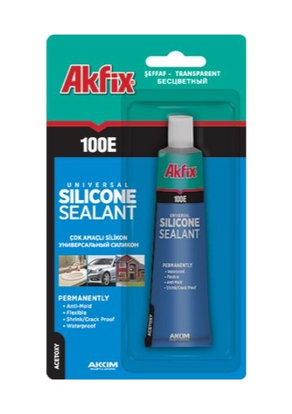 Tüp Silikon 50 ml Beyaz Tekli