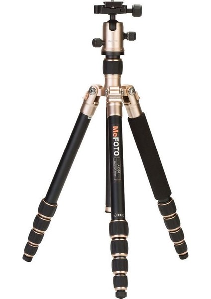 A1350Q1A Roadtrip Aluminum Travel Tripod Kit (Amber)
