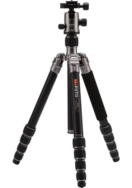 A2350Q2T Globetrotter Aluminum Travel Tripod Kit (Titanium)