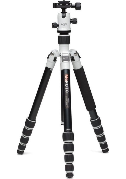 A1350Q1W Roadtrip Aluminum Travel Tripod Kit (White)